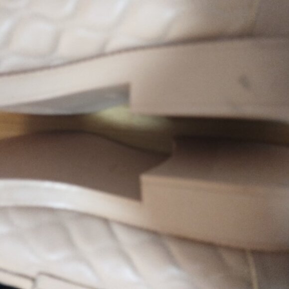 ZARA Quilted Leather Loafers with Metal Buckle - Picture 11 of 12